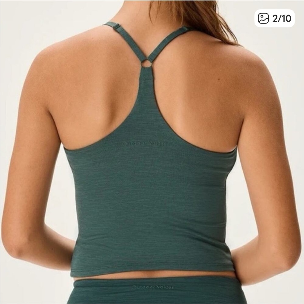 Outdoor Voices Women's Forest Green Racerback Tank